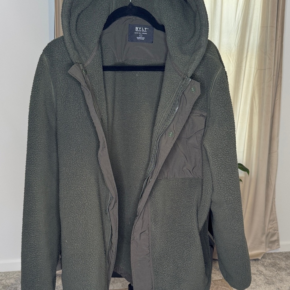 BYLT Basics Olive Hooded Jacket